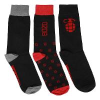 Kit Meia NerdStore - Ozob - Jovem Nerd - Cano longo - 3 pares - 7