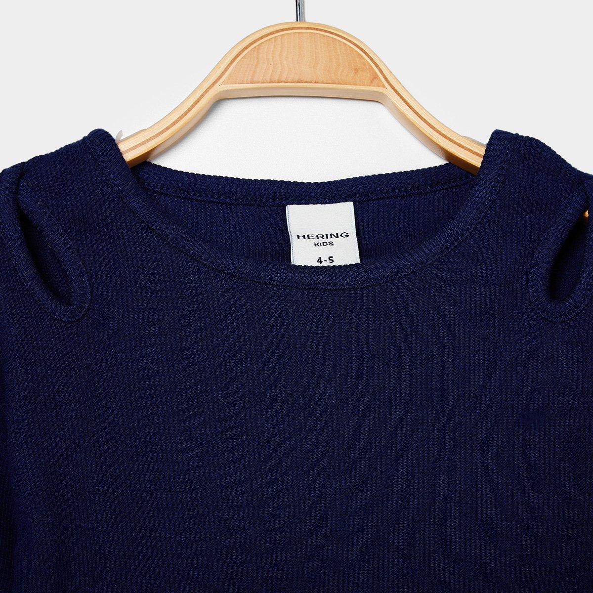 Vestido Infantil Manga Longa Hering Casual Menina - 2