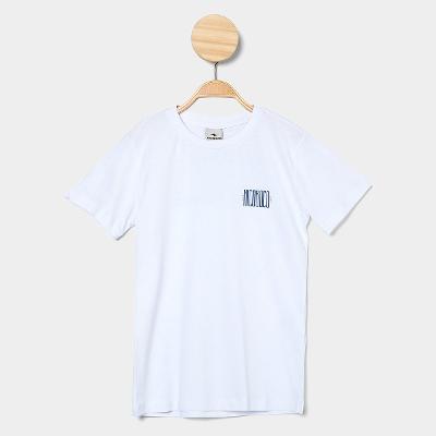 Camiseta infantil Nicoboco Básica Pray Menino