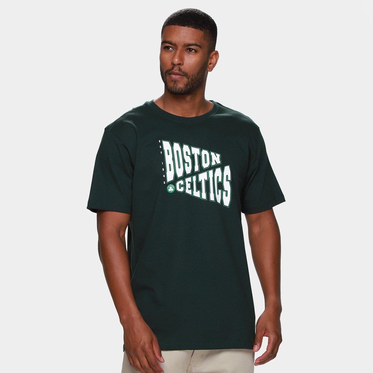 Camiseta NBA Boston Celtics Angles Masculina - 1