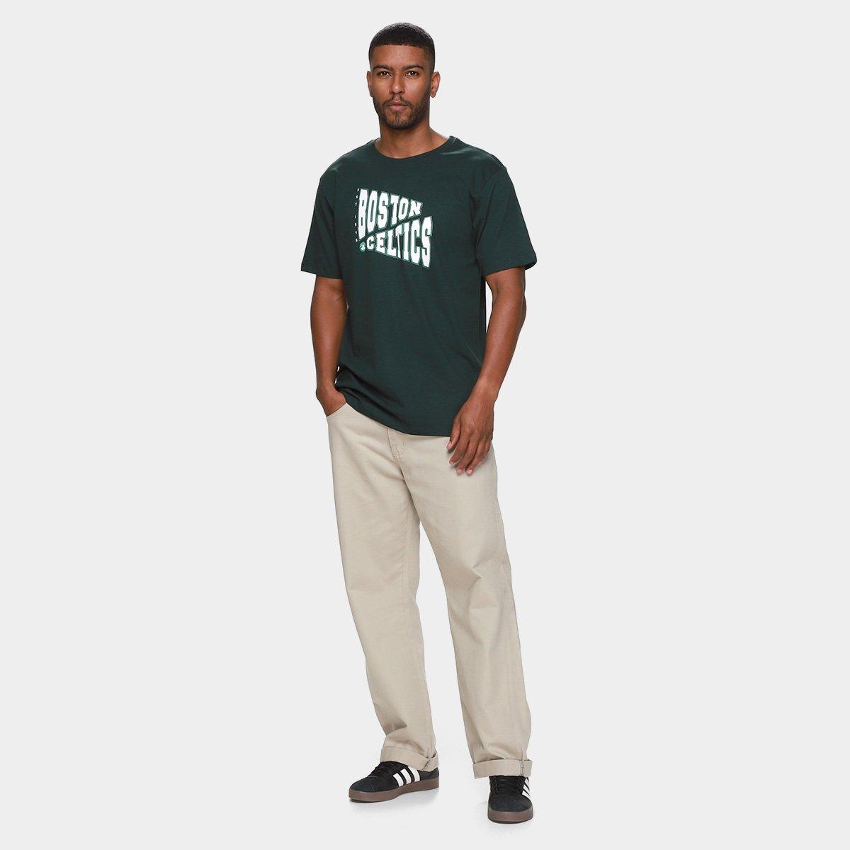 Camiseta NBA Boston Celtics Angles Masculina - 5