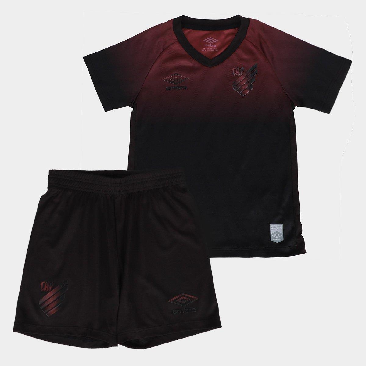 Kit Camisa Infantil Athlético Paranaense III 25/26 s/n Torcedor Umbro - 1