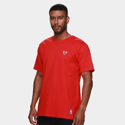 Camiseta NBA Chicago Bulls Minipatch Masculina