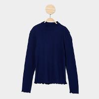 Blusa Infantil Manga Longa Hering Casual Menina - 1