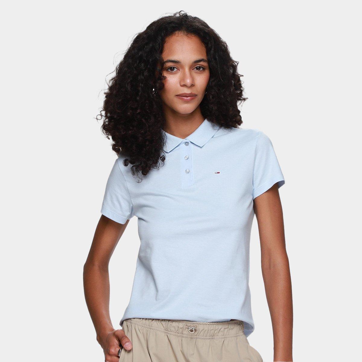 Camisa Polo Tommy Jeans Slim Essential Feminina - 1