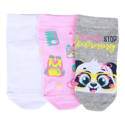 Meia Infantil Puket Tripack Micro Menina