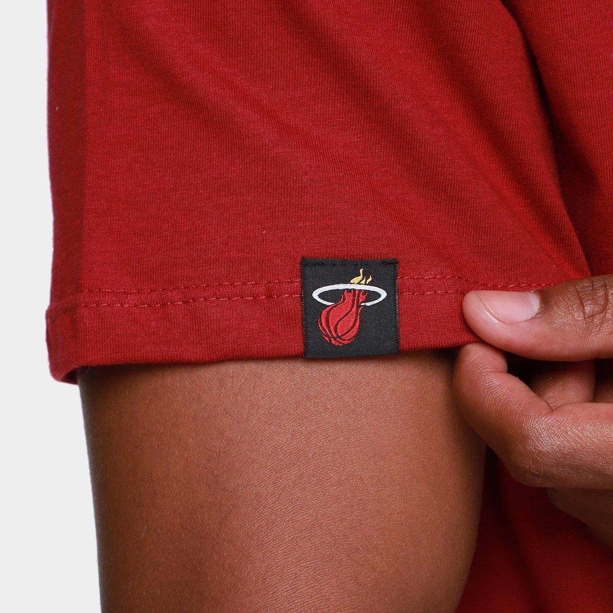 Camiseta NBA Miami Heat Shield Masculina - 6