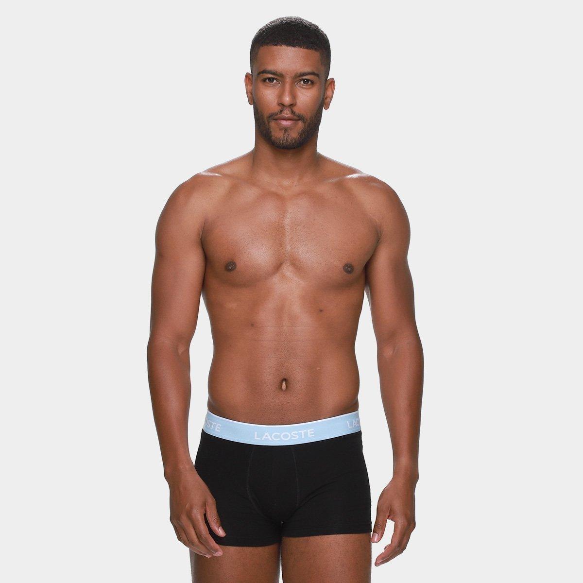 Kit Cueca Boxer Lacoste Masculina - 3 Peças - 5