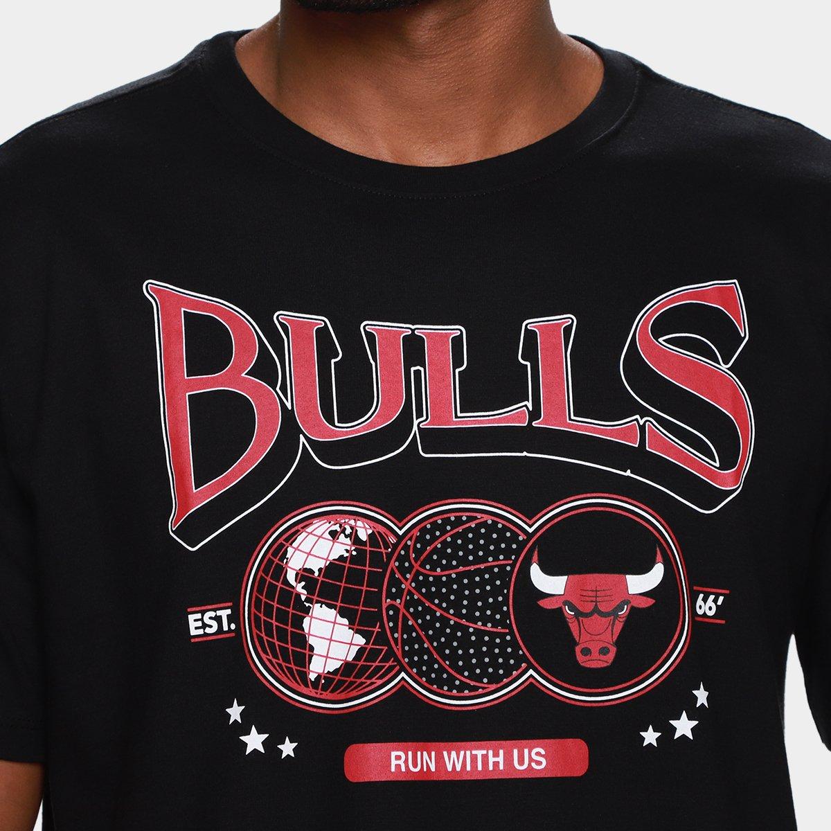 Camiseta NBA Chicago Bulls Worldwide Masculina - 3
