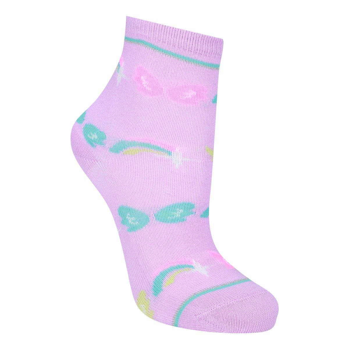 Meia Infantil Puket Soquete Menina - 3