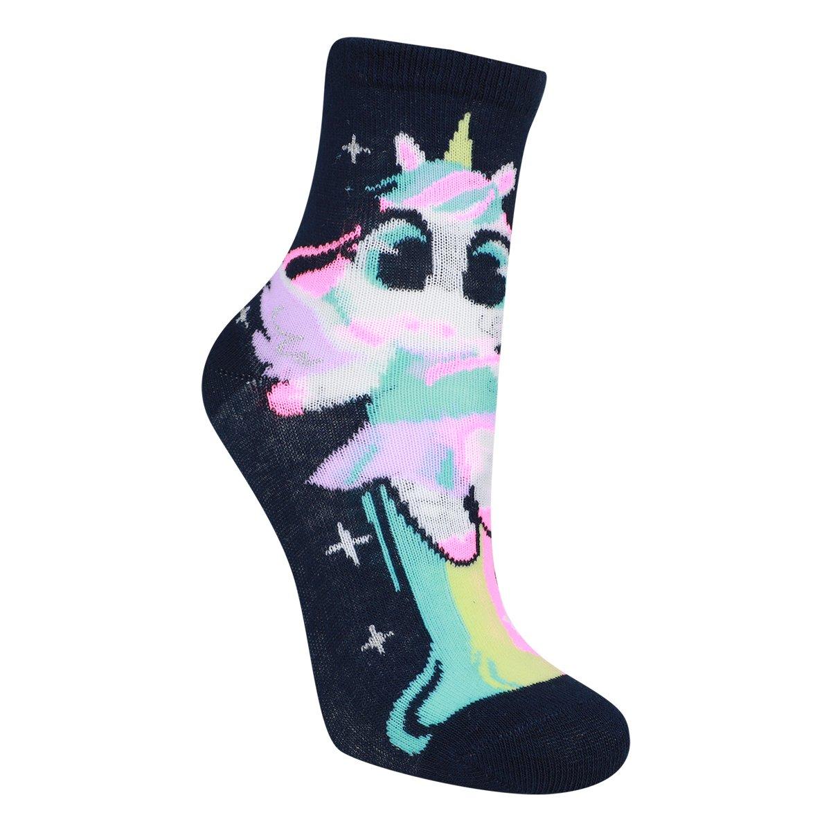 Meia Infantil Puket Soquete Menina - 4