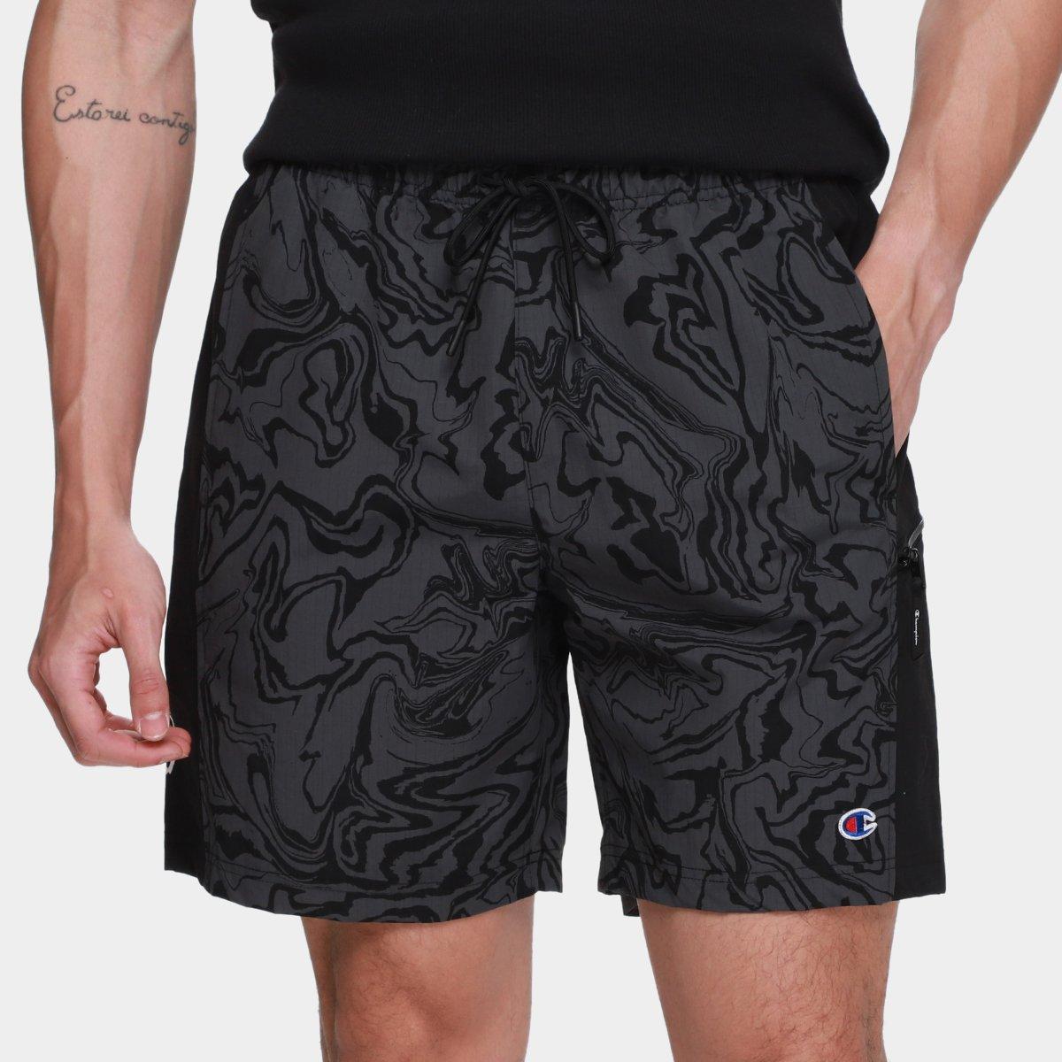 Shorts Champion Aop Hybrid Masculino - 1