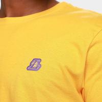 Camiseta NBA Los Angeles Lakers Minipatch Masculina - 3