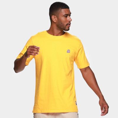 Camiseta NBA Los Angeles Lakers Minipatch Masculina