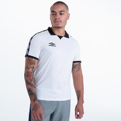 Camisa Polo Umbro Traditional Diamond Rib Manga Curta Masculina