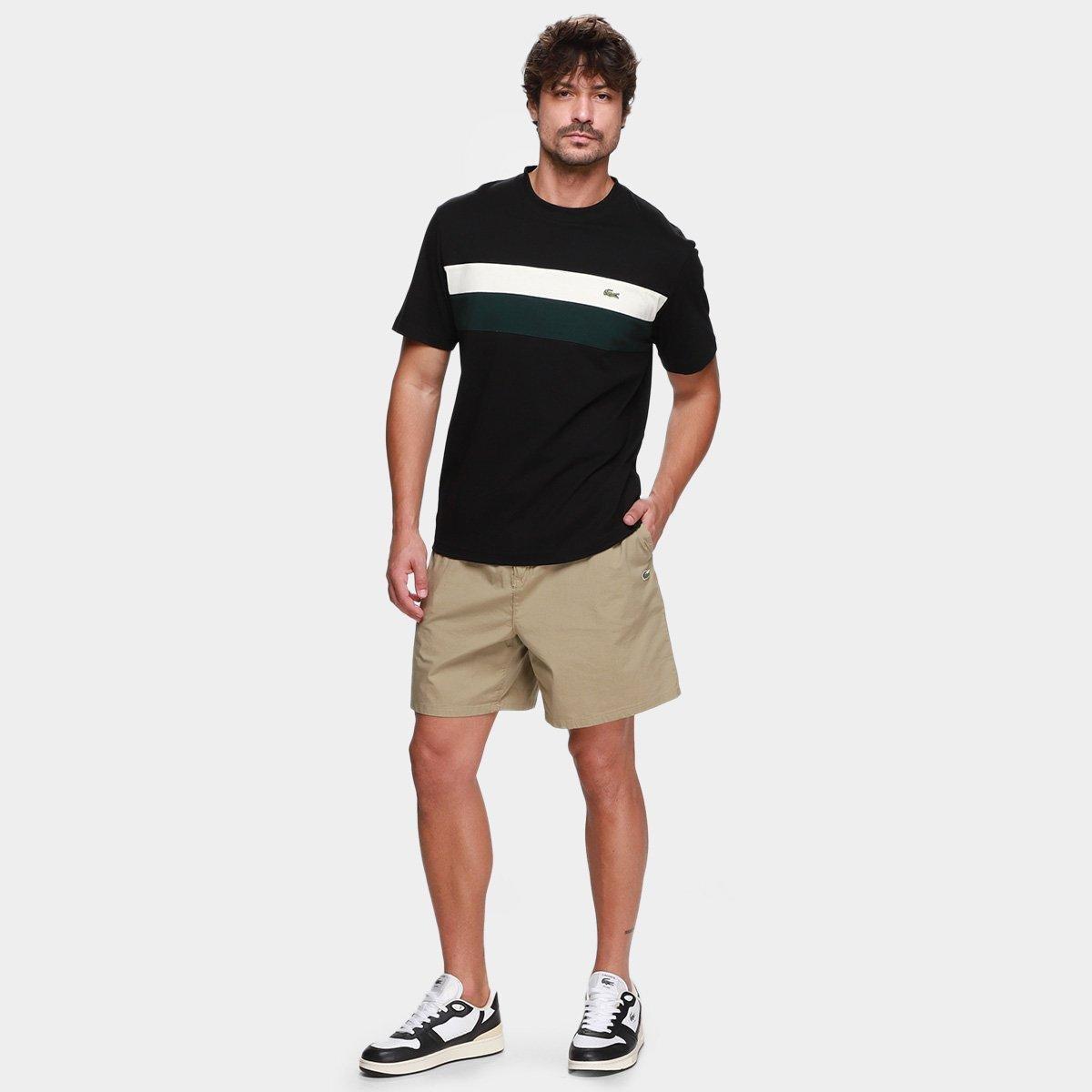 Camiseta Lacoste Casual Masculina - 4