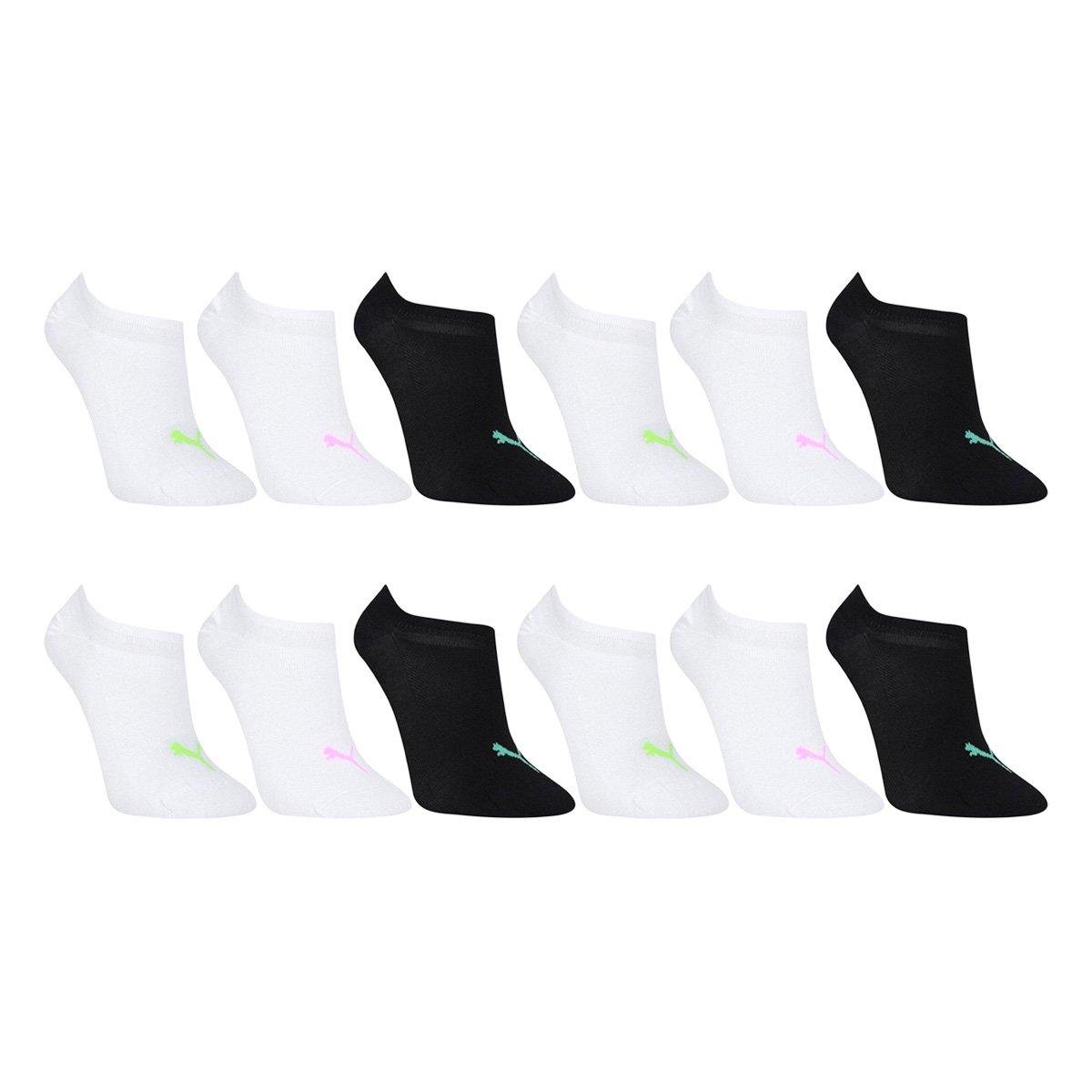 Kit Meia Soquete Puma Invisível - 12 Pares - 1