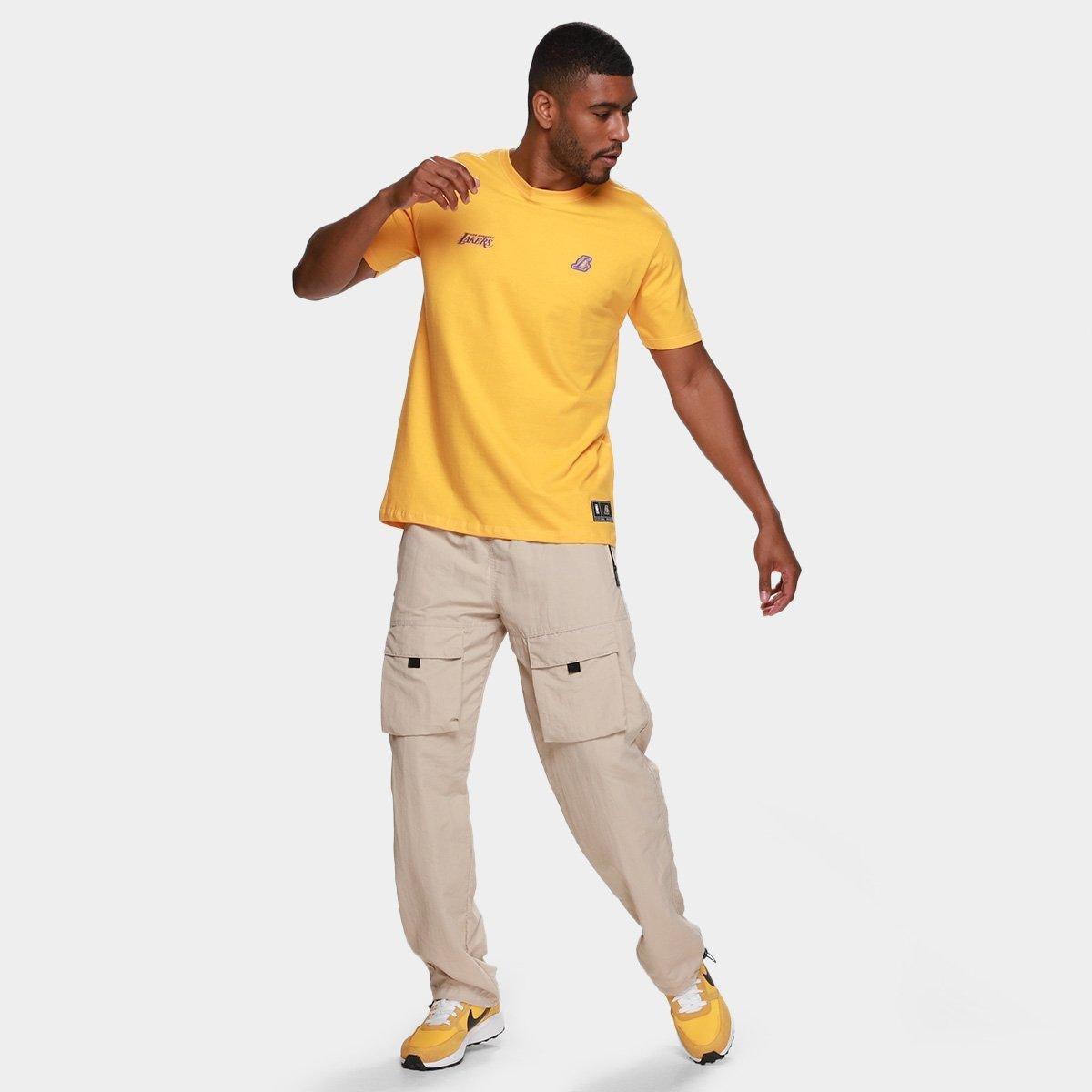 Camiseta NBA Los Angeles Lakers New Look Masculina - 5