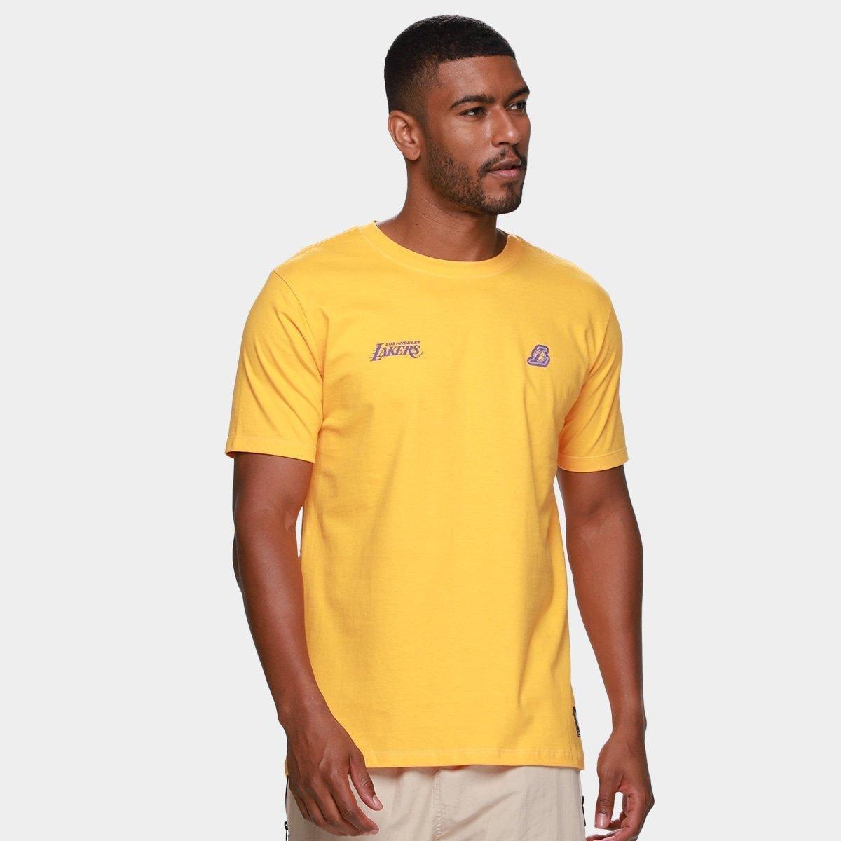 Camiseta NBA Los Angeles Lakers New Look Masculina - 1