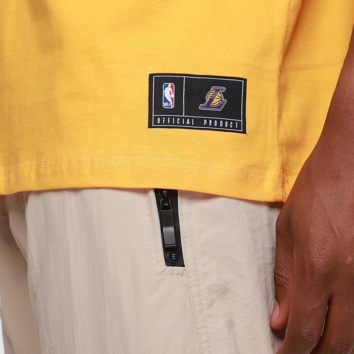 Camiseta NBA Los Angeles Lakers New Look Masculina - 4