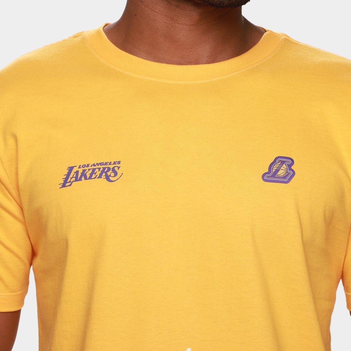 Camiseta NBA Los Angeles Lakers New Look Masculina - 3