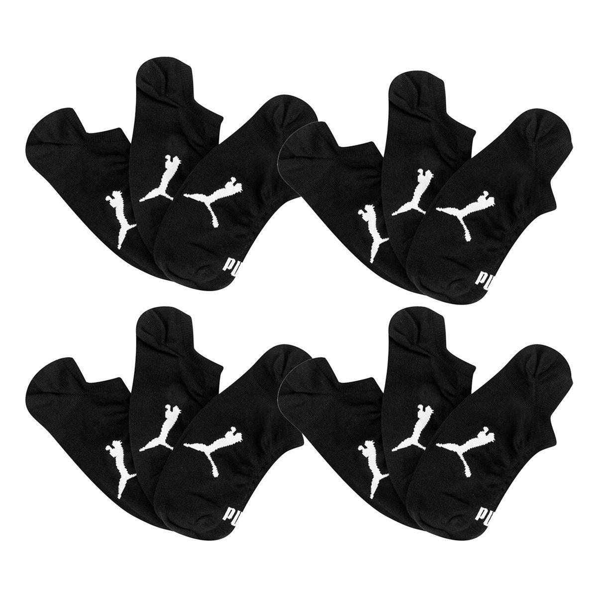Kit Meia Soquete Puma Invisível - 12 Pares - 1