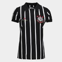 Camiseta Polo Corinthians Retrô Japão Feminina - 1