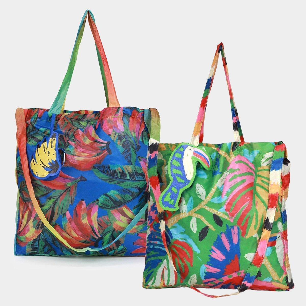 Kit Bolsa Farm Me Leva Alça Dupla - 2 Unidades - 1