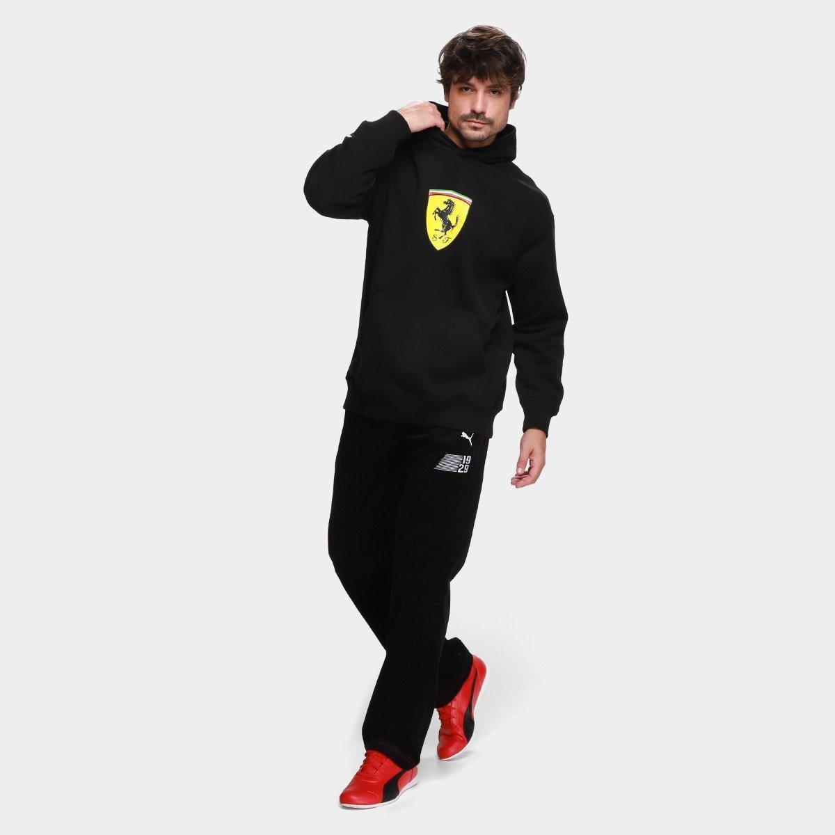 Moletom Puma Ferrari Sportswear Shield Masculino - 4