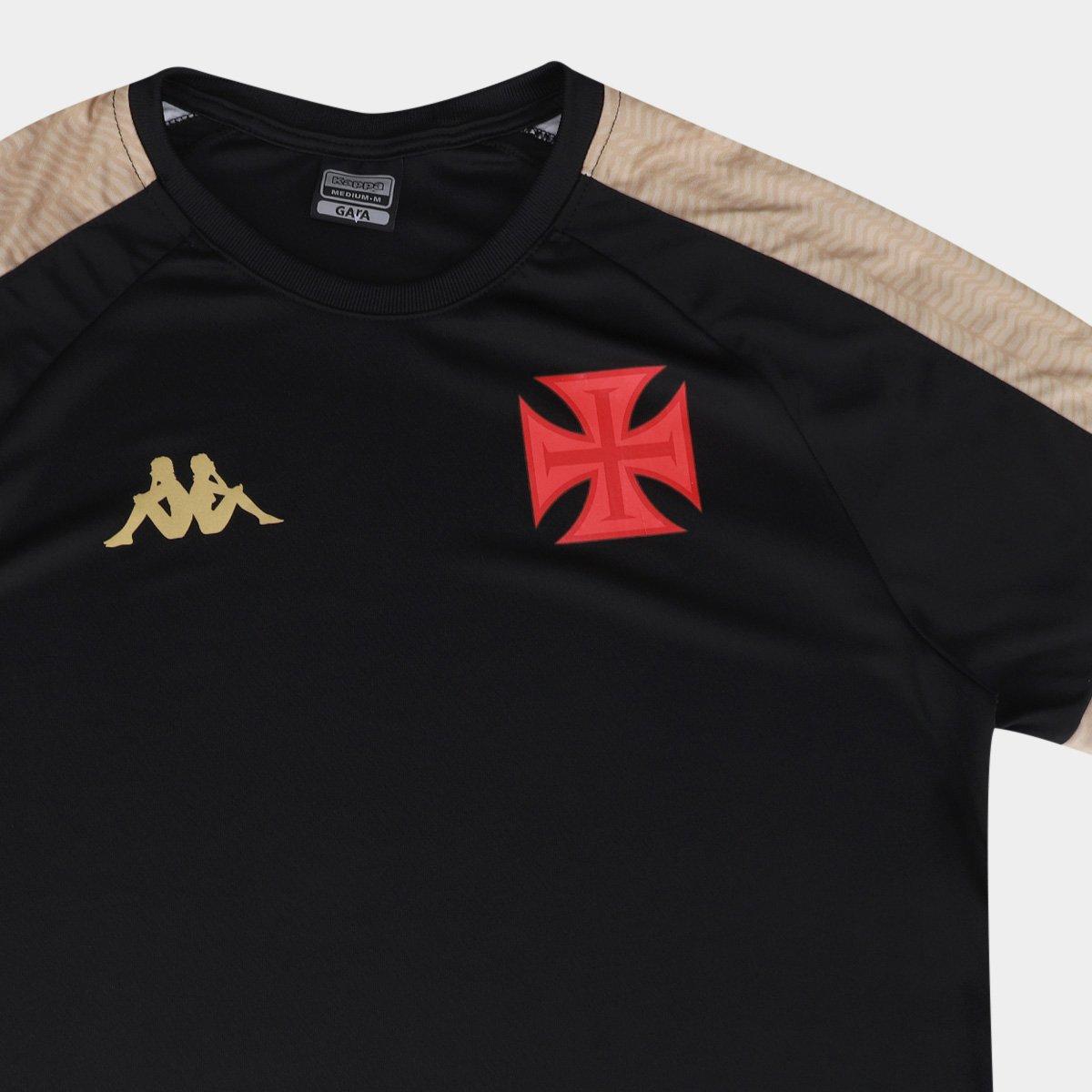 Camisa Vasco Kappa Supporter Gold Masculina - 5