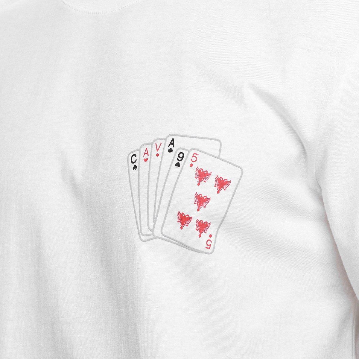 Camiseta Cavalera Indie Baralho Masculina - 3