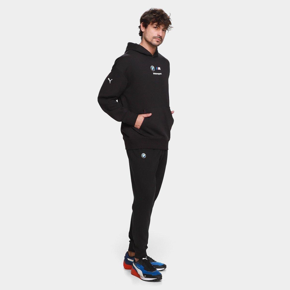 Moletom Puma Bmw Mms Ess+ Ft Masculino - 5
