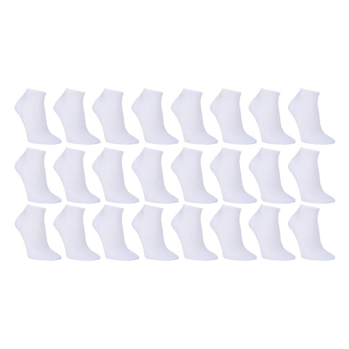 Kit Meia Cano Curto Cia da Meia Casual - 24 Pares - 1