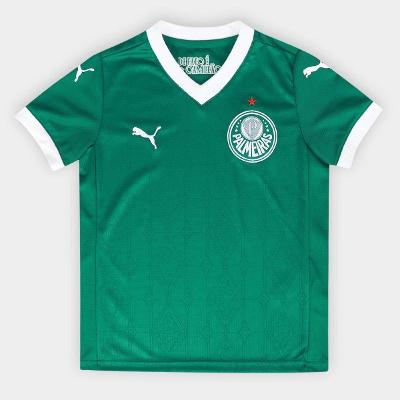 Camisa Palmeiras I 25/26 s/n Torcedor Puma Infantil