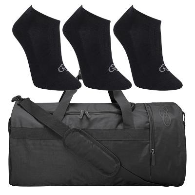 Kit Gym Bag Olympikus + Meia Soquete - 3 Pares