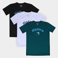 Kit Camiseta Diadora 3 Peças Logo Masculino - 1