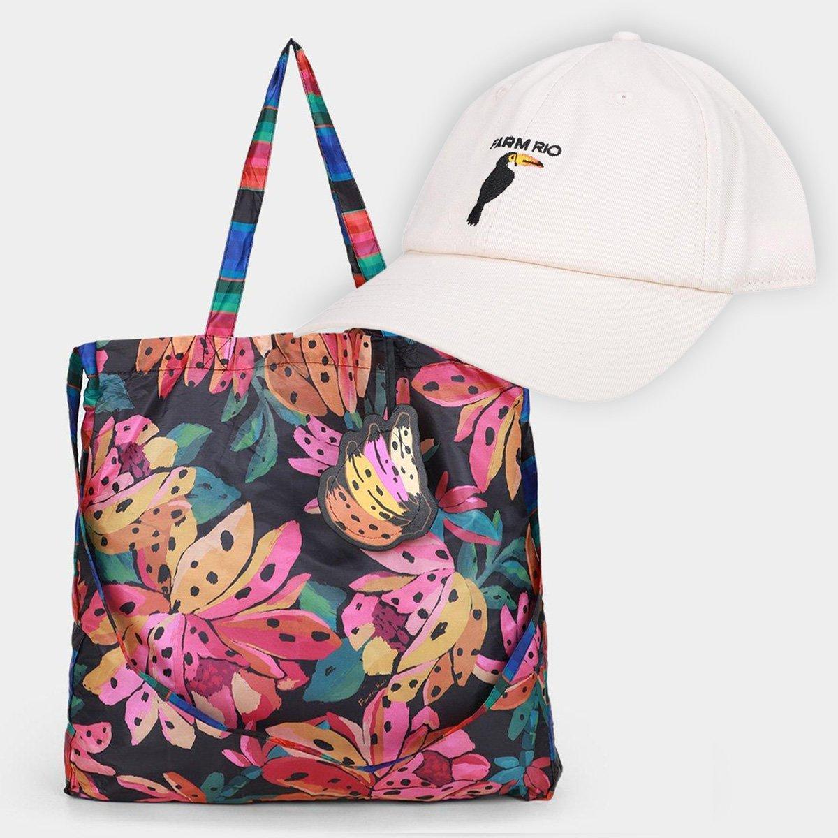 Kit Bolsa Farm Me Leva + Boné Aba Curva - 1