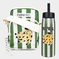 Kit Shoulder Bag Farm Da Gema Banana Tropical + Garrafa Térmica - 1