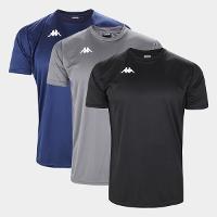Kit Camisa Kappa Fardamento C/ 3 Masculina - 1