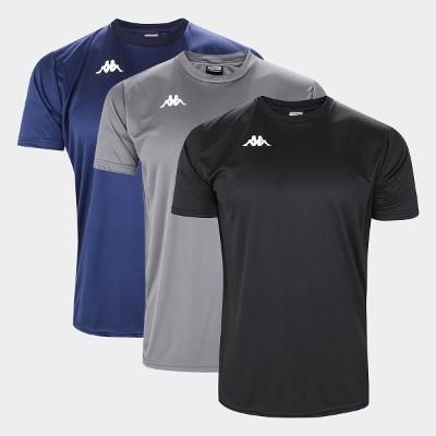 Kit Camisa Kappa Fardamento C/ 3 Masculina
