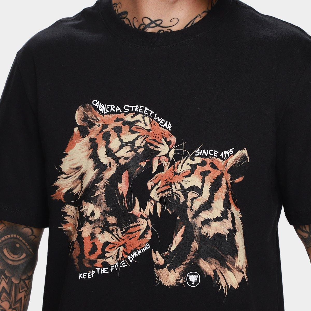 Camiseta Cavalera Comfort Tiger Masculina - 3
