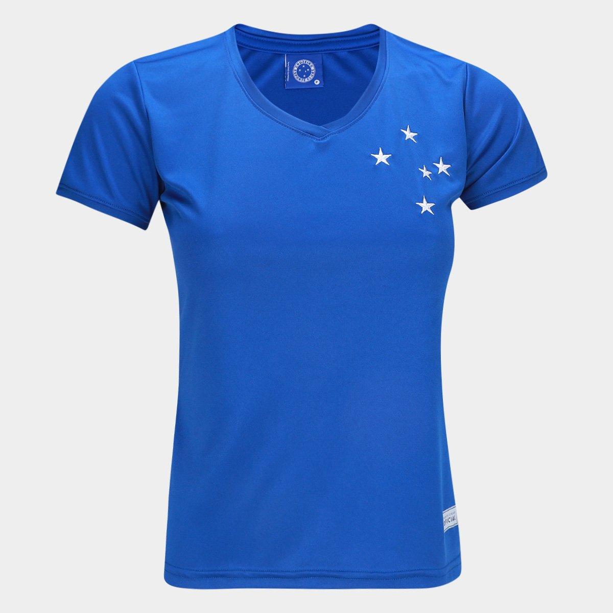 Camiseta Baby Look Cruzeiro Feminina - 1