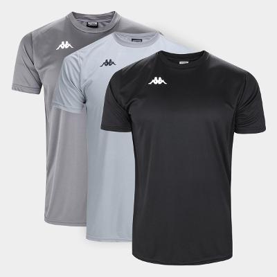 Kit Camisa Kappa Fardamento C/ 3 Masculina