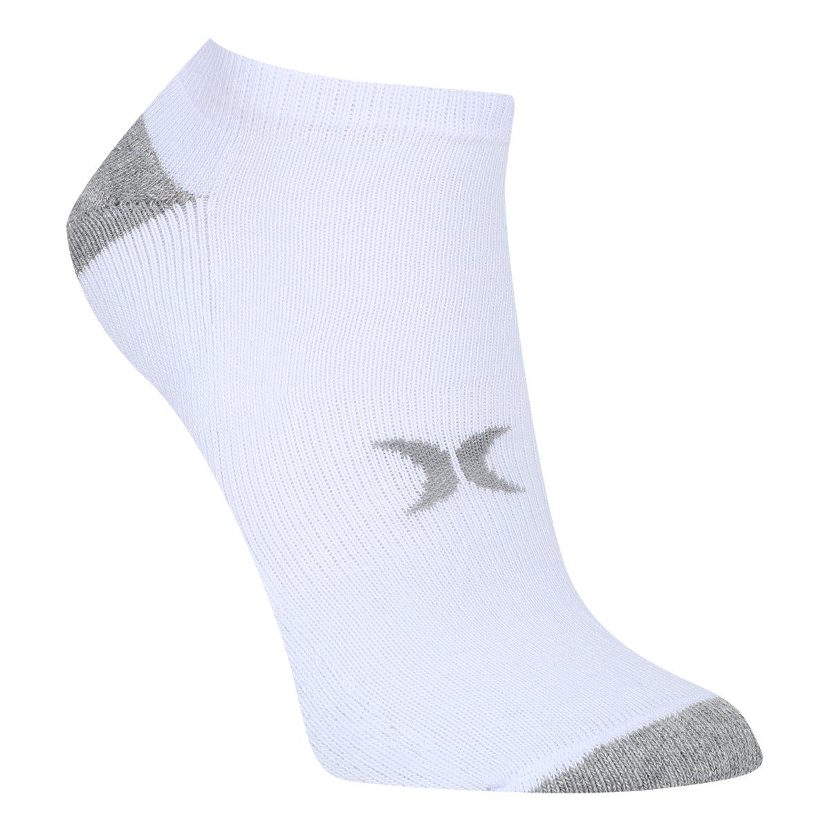 Kit Meia Hurley Casual Masculina - 3 Pares - 3