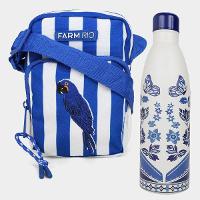 Kit Shoulder Bag Farm Da Gema Arara + Garrafa Térmica - 1