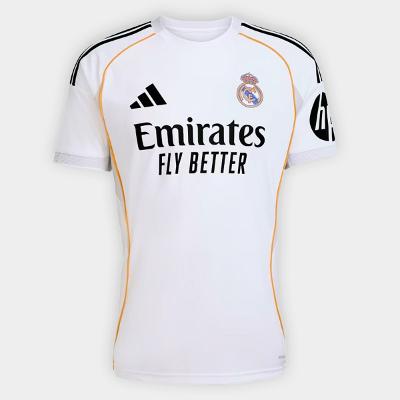 Camisa Real Madrid Home 25/26 s/n Torcedor Adidas Masculina