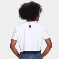 Camiseta Cropped Corinthians Feminina - 2