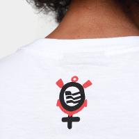 Camiseta Cropped Corinthians Feminina