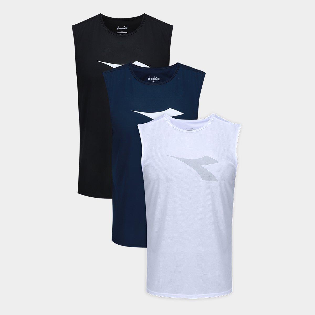 Regata Diadora C/3 Peças Masculina - 1