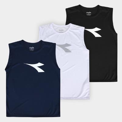Regata Diadora C/3 Peças Masculina